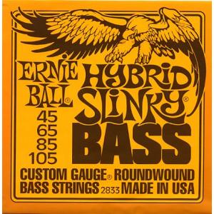 ベース弦 アーニーボール ハイブリットスリンキー ERNIE BALL HybridSlinky 2833 Round Wound Bass Strings｜e-yoshiyagakki