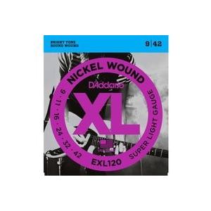D'Addario（ダダリオ） エレキ弦 EXL120 09-42 Super Light gauge