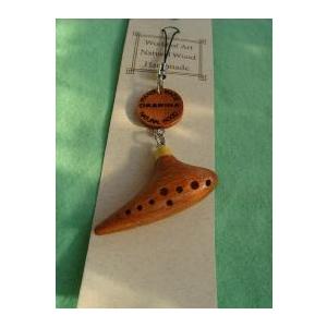 木製携帯ストラップ オカリナ Oka E よしや楽器 通販 Yahoo ショッピング