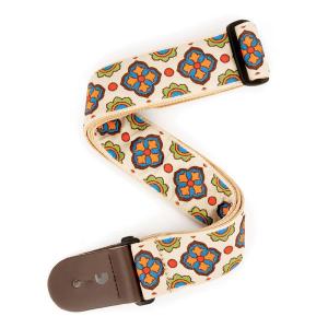 ギターストラップ　Woven Strap　T20S1503　プラネット ウェイブス　by DAddario・ダダリオ Latin Tile Art Guitar Strap, Traditional｜e-yoshiyagakki