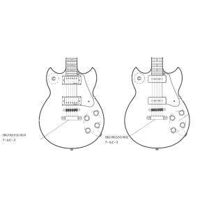 YAMAHAパーツ SG1000/SG2000 リア用 ピックアップエスカッション : e