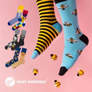 靴下 レディース 冬 婦人用 くつした くつ下 クルー丈 レギュラー クルーソックス MANY MORNINGS メニーモーニングス  Regular Socks 返品交換不可｜e-zakkamania