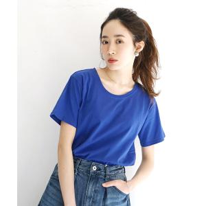 汗染み防止 Tシャツ レディース 夏 大きいサイズ 綿100％  zootie ズーティー  汗しみない Tシャツ スタンダード