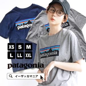 Tシャツ キッズ レディース パタゴニア 半袖 ロゴ プリン...