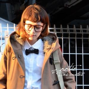 アシンメトリーダッフルコート//レディース/Zootie（ズーティー）/トグルボタン/ミドル丈