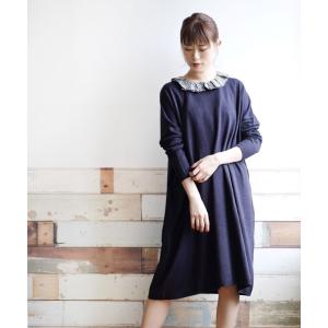 ワンピース ニットワンピース 冬 発熱ニット ゆったり レディース 長袖 ヒートフル ドロップショルダー ワイド ニットワンピース