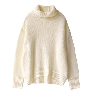 ニット レディース 冬 長袖 タートルネック ...の詳細画像5
