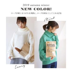 ニット レディース 冬 長袖 タートルネック ...の詳細画像1
