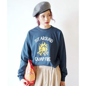 カットソー ロンTee Tシャツ ロゴ 長袖 ロゴt ロング...