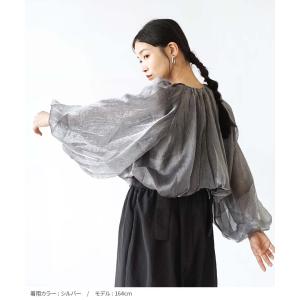 ボレロ レディース アウター ブルゾン シアー 羽織り 長袖 丸首