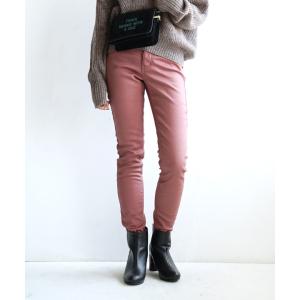 残りわずかカラー 裏起毛パンツ 冬 レディース デニム コーデュロイ スキニー のびのび 裏フリース ぬくぬくパンツ スリムフィット