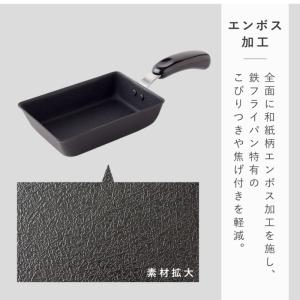 燕三条 卵焼き フライパン 鉄 IH対応 ガス...の詳細画像5