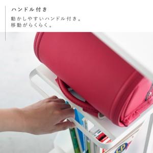 ランドセルラック キャスター付き カウンター下...の詳細画像4