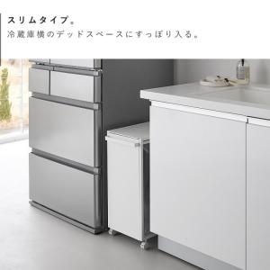 スリム蓋付き目隠しダストワゴン タワー 45L...の詳細画像4