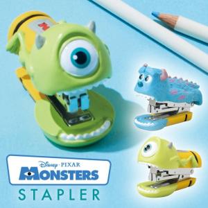 ステープラー モンスターズインク グッズ ステープラ ホチキス ディズニー ピクサー キャラクター かわいい 文房具 ステーショナリー 雑貨 モンスターズ サリー｜ココチのくらし雑貨店