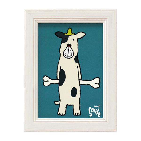 アートパネル 動物 18×13.5cm 武内祐人 犬 壁掛けアート アート パネル 北欧 壁掛け 卓...