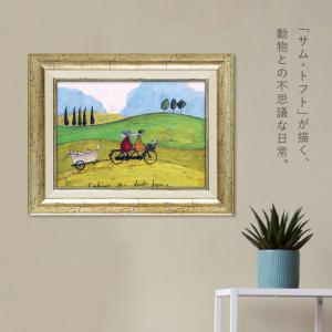サムトフト 絵画 39.5×31.5cm アー...の詳細画像2