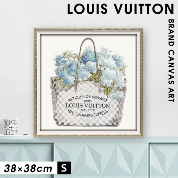 アートパネル ブランド ルイヴィトン LOUIS VUITTON Sサイズ オマージュ キャンバスア...