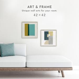 アートパネル 抽象 42×42cm アート ポ...の詳細画像1
