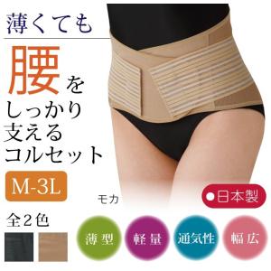 腰ベルト 腰サポーター コルセット 薄型 腰痛...の詳細画像1