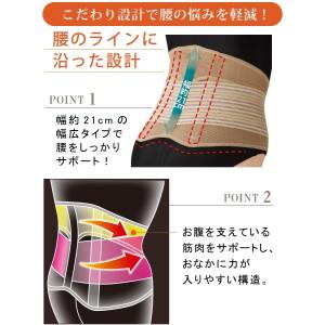 腰ベルト 腰サポーター コルセット 薄型 腰痛...の詳細画像3