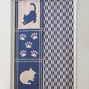 のれん 猫 和風 ロング 85×175cm 猫...の詳細画像4