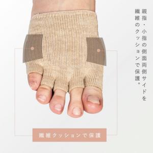 外反母趾 靴下 5本指 足指ソックス オーガニ...の詳細画像4