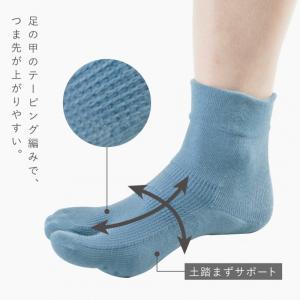 滑り止め 靴下 足袋ソックス レディース 2色...の詳細画像3