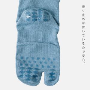 滑り止め 靴下 足袋ソックス レディース 2色...の詳細画像4