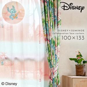 スミノエ スティッチ カーテン ディズニー レース 100×198cm リロ