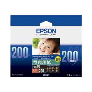 EPSON エプソン 写真用紙 光沢 L判/200枚 KL200PSKR(2189066)｜e-zoa