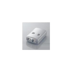ELECOM エレコム USB2.0対応切替器 USS2-W2(0169766)｜e-zoa