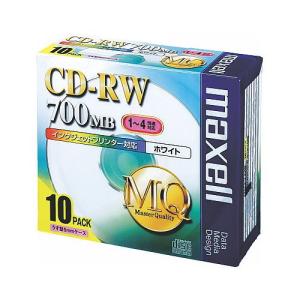 maxell マクセル CD-RW/4倍速/10枚/プリンタブル CDRW80PWS1P10S(2145926)｜e-zoa
