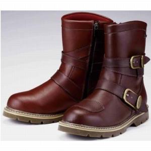 KOMINE コミネ K520 SIDE ZIPPER BOOTS WIDE BLK 28 05-113/BK/28