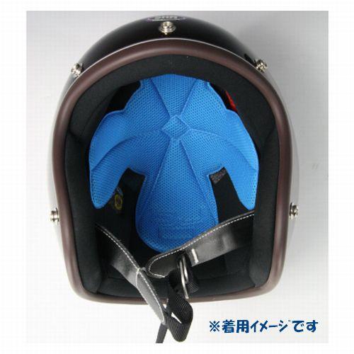 ROUGH&amp;ROAD ラフアンドロード ROUGH&amp;ROAD OJ フラワーヘルメットライナー ブル...