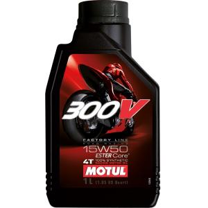 MOTUL モチュール 300Vファクトリロード15W50 1L MOTUL（モチュール） 300V Factory Line Road Racing 15W50 1L 正規品 全化学合成油(2327474)｜e-zoa