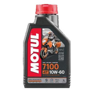 MOTUL モチュール 7100 4T 10W60 バイク用 100%化学合成オイル 1L 正規品 11118211(2328530)｜e-zoa