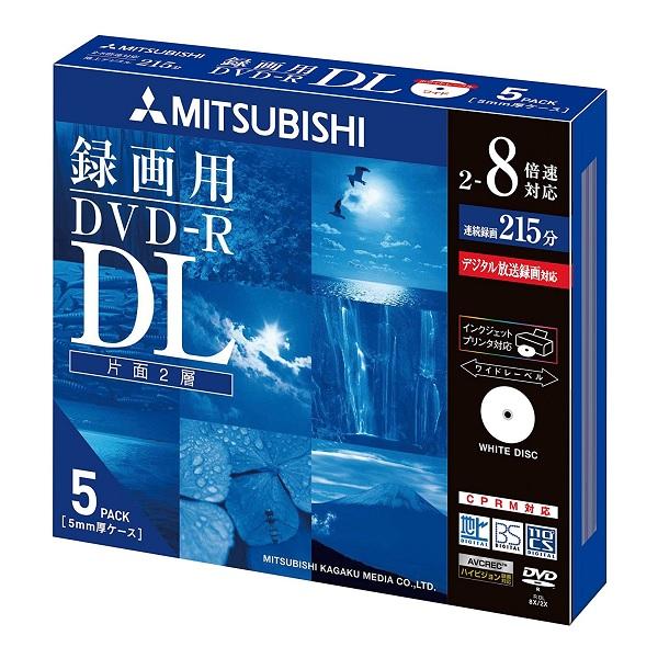 Verbatim バーベイタム 片面2層 DVD-R 8倍速 5枚入り VHR21HDSP5(236...