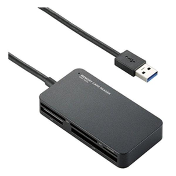 ELECOM エレコム メモリリーダライタ USB3.0/ブラック MR3-A006BK(23443...