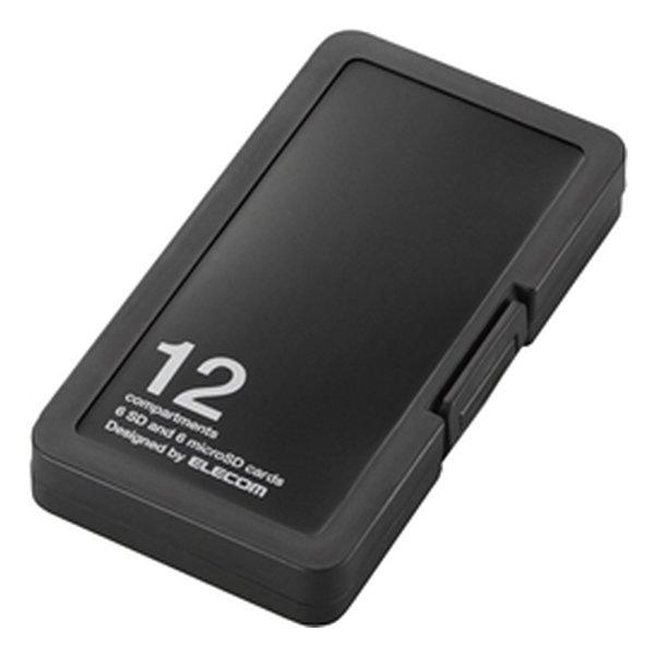 ELECOM エレコム メモリカードケース/インデックス台紙付き/SD6枚+microSD6枚収納/...
