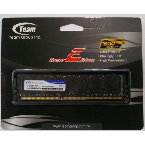 Team チーム Elite U-DIMM DDR3 PC3-12800/4GB×1枚 TED340...