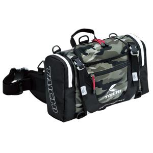 RS TAICHI RSB268 ヒップバッグ (L) ブラックレッド TAICHI RSタイチ RSB268 ヒップバッグ(L) ブラック/レッド