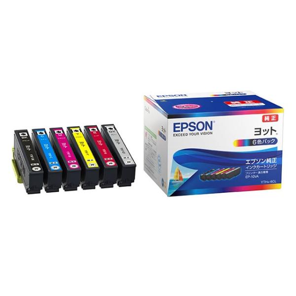 EPSON エプソン EP-10VA用 インクカートリッジ 6色セット YTH6CL(2391564...