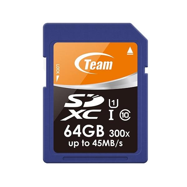 Team チーム SDXCカード 64GB UHS-I Class10 TG064G0SD3FT(2...