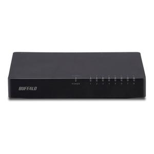 BUFFALO バッファロー 10/100Mbps対応 スイッチングHub LSW4-TX-8EP/BKD(2404305)｜e-zoa