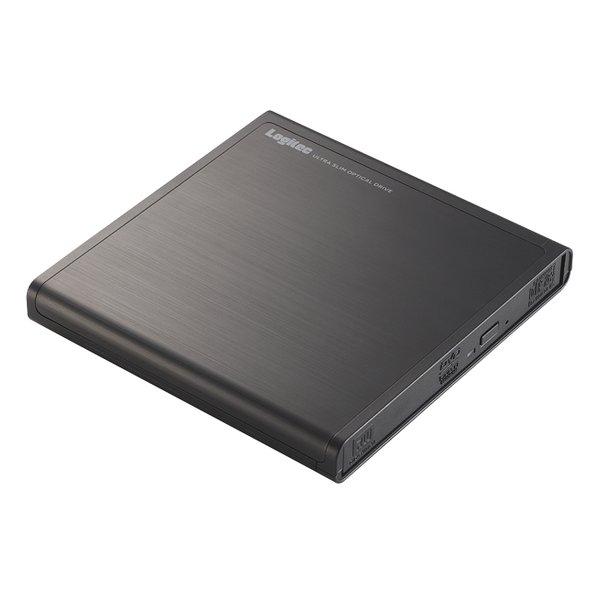 Logitec ロジテック ポータブルDVDマルチドライブ USB2.0/ブラック LDR-PMJ8...
