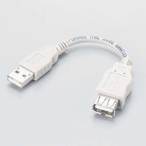 ELECOM エレコム USB2.0準拠スイングアダプタ0.1m USBSEA01(0159083)