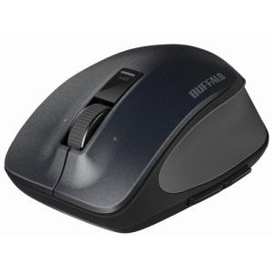 BUFFALO バッファロー プレミアムフィットマウス Mサイズ BK ブラック BSMBW500MBK(2426262)｜e-zoa