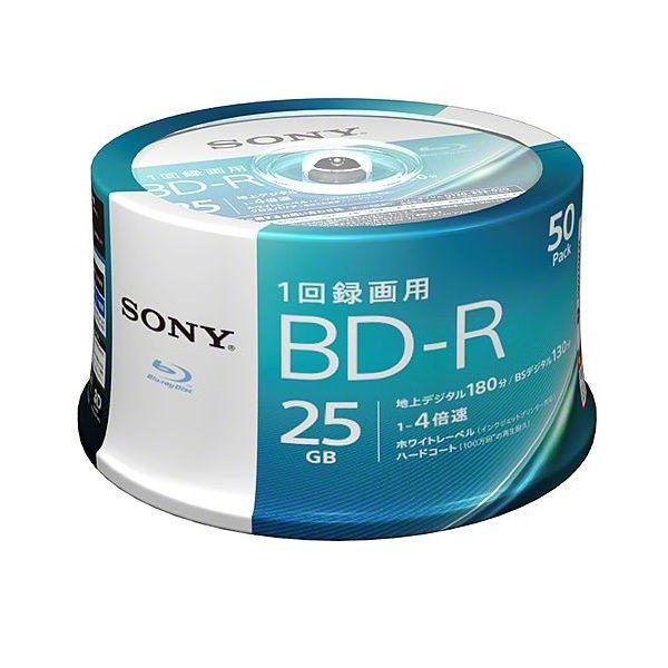 SONY ソニー BD-R 4倍速 50枚パック 50BNR1VJPP4(2432936)
