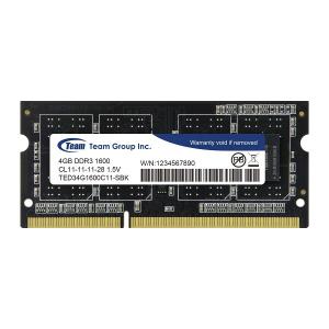 Team チーム DDR3-1600 4GB SODIMM TSD34096M1600C11(2418457)｜e-zoa